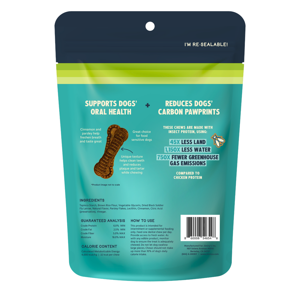 Cinnamon Dental Chews - Extra Small