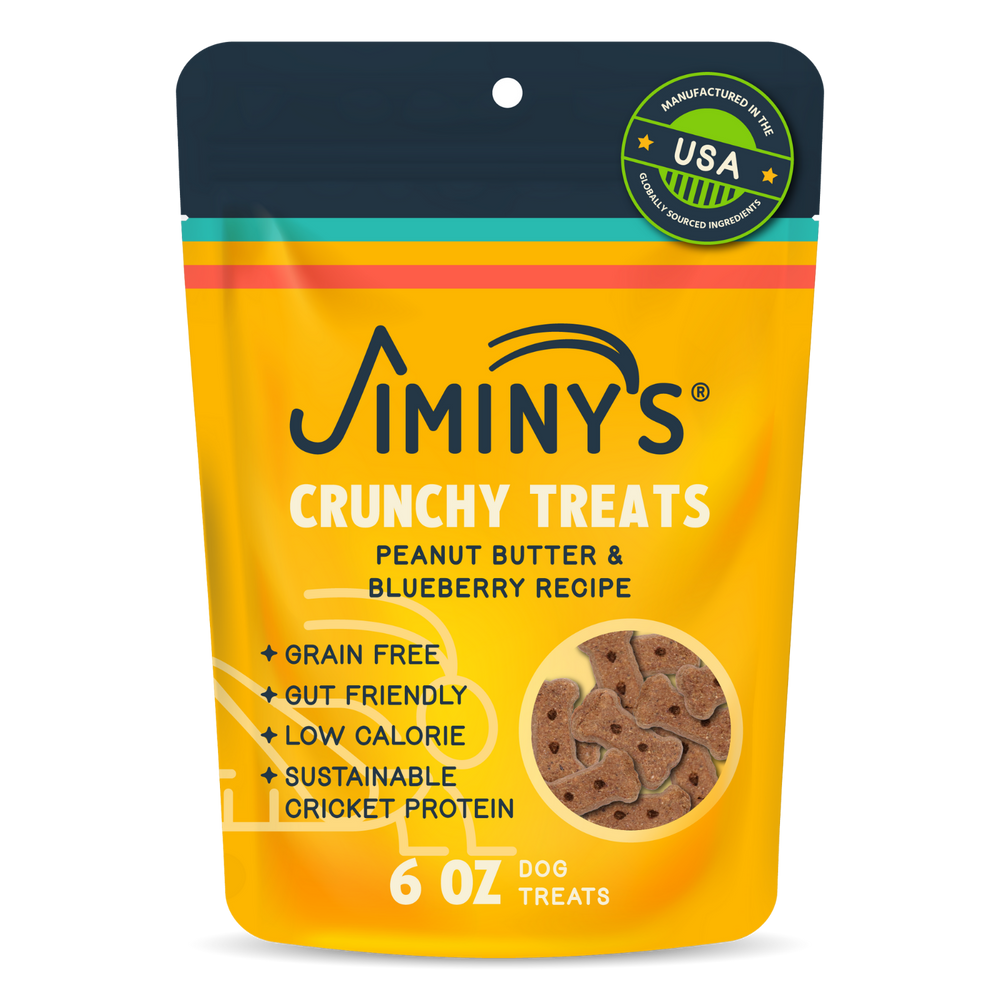 Jiminy's Crunchy Dog Treat Peanut Butter & Blueberry Recipe