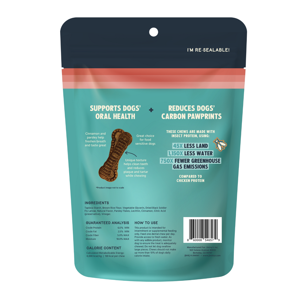 Cinnamon Dental Chews Large