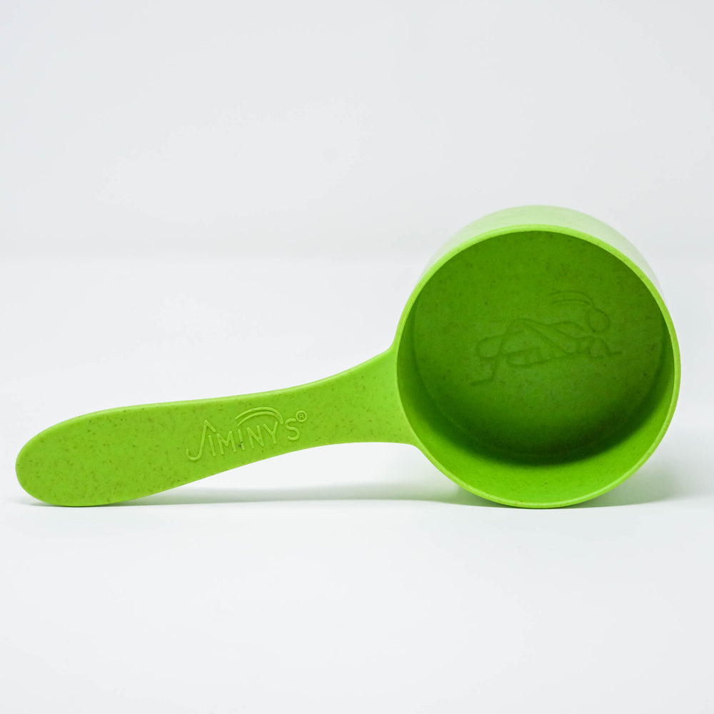 Jiminy's Sustainable Bamboo Dog Food Scoop - front