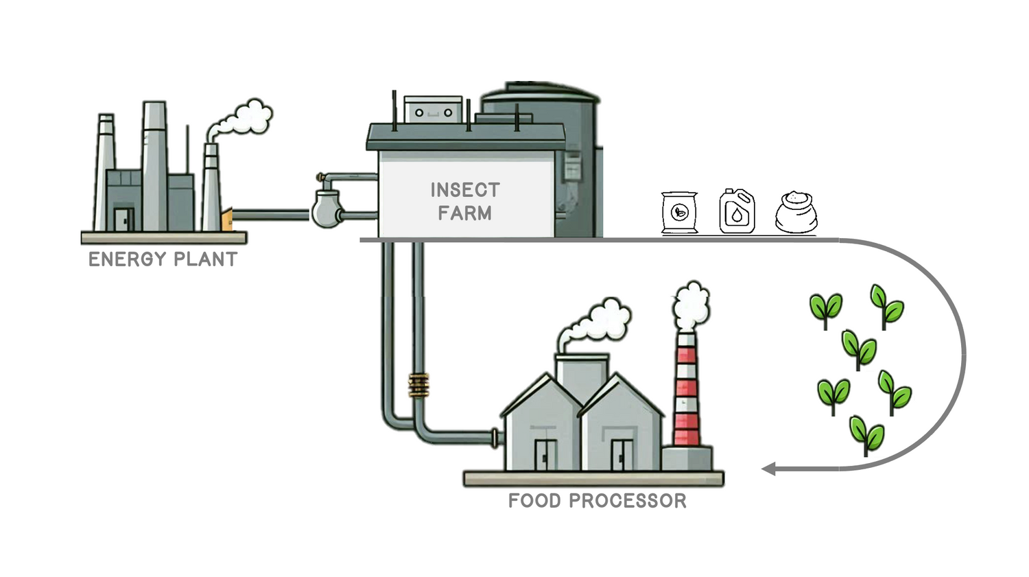 Industrial Symbiosis for Insect Protein