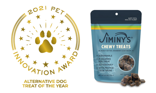 Jiminy's wins Alternative Dog Treat of the year 2021