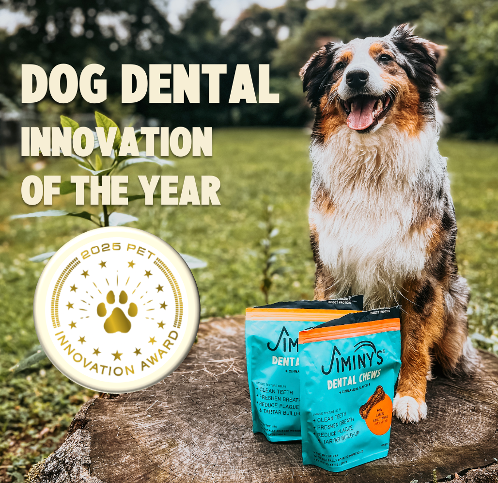 Jiminy’s Dental Chews Win 2025 Dog Dental Innovation of the Year