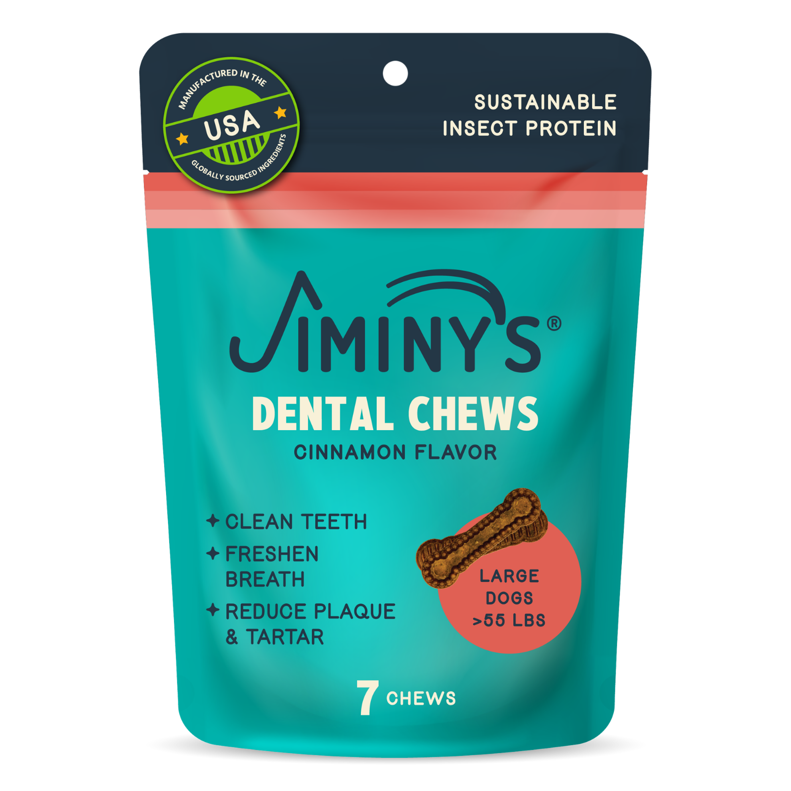 Cinnamon Dental Chews - Large