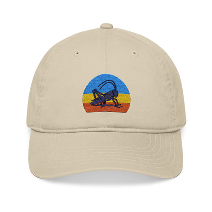 Cricket Sunset - Organic Baseball Cap (Embroidery)