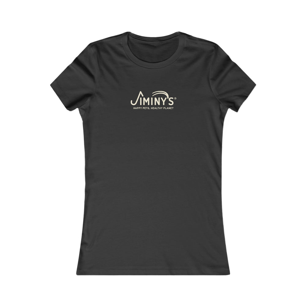 Small Jiminy's Logo on Women's Favorite Tee