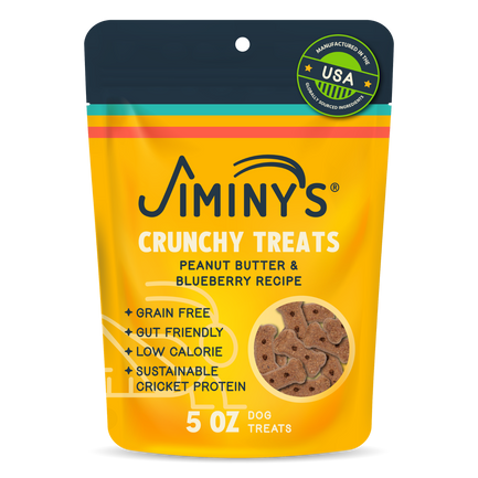 Crunchy Dog Treats Peanut Butter, Flaxseed & Blueberry Recipe