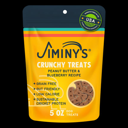 Crunchy Dog Treats Peanut Butter, Flaxseed & Blueberry Recipe