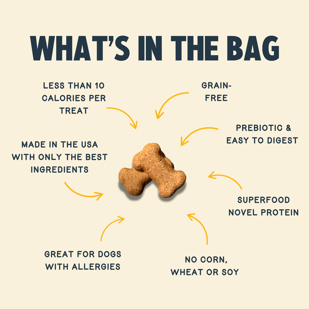 Crunchy Dog Treats Peanut Butter, Flaxseed & Blueberry Recipe