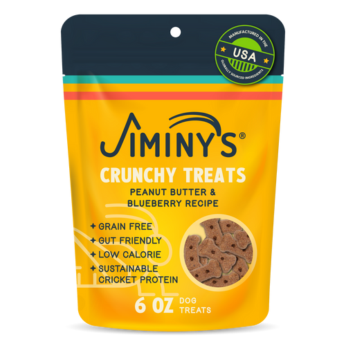Jiminy's Crunchy Dog Treat Peanut Butter & Blueberry Recipe
