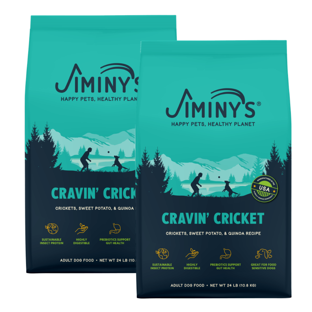 2 packs of 24lb Cravin' Cricket dog food