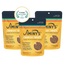 3 pack of Jiminy's Crunchy Treats. Peanut Butter and Blueberry recipe.