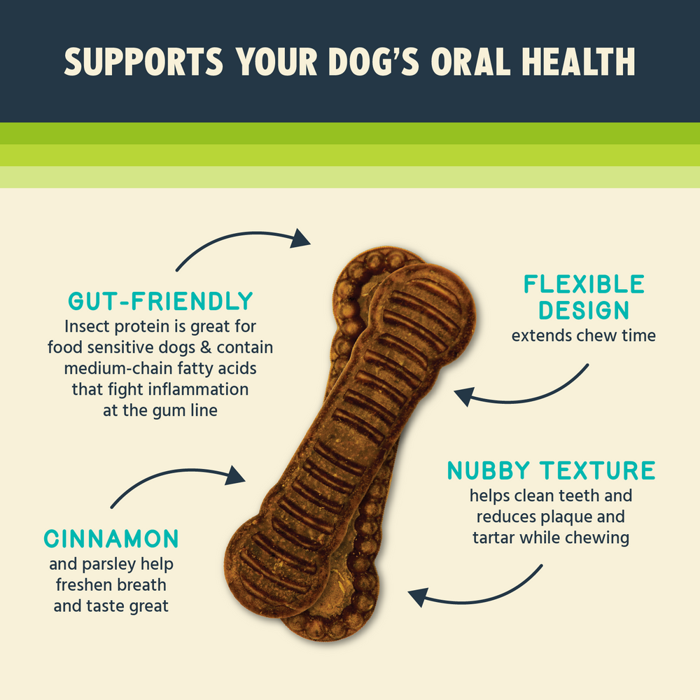 Cinnamon Dental Chews Extra Small