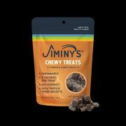 Jiminy's Pumpkin and Carrot: Soft and Chewy Training Treats with Cricket Protein front of the pack