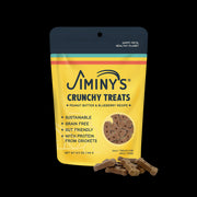 Jiminy's Peanut Butter and Blueberry Recipe Dog Treats - Soft-Baked Biscuits with Cricket Protein and Blueberries front bag