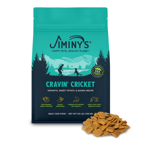 Jiminy s Cravin Cricket Dog Food 3.5lb